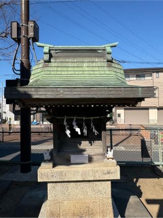 稲荷社(久伊豆神社境内社)の参拝記録(色部優兎さん)