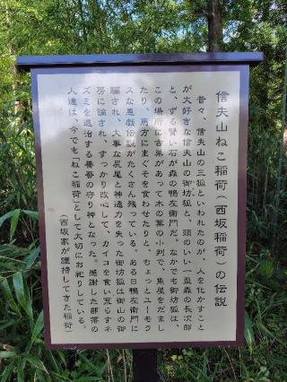 西坂ねこ稲荷神社の参拝記録(たかはしさん)