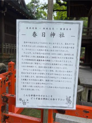 春日神社(大井神社)の参拝記録(⛩️🎠🐢まめ🐢🎠⛩️さん)