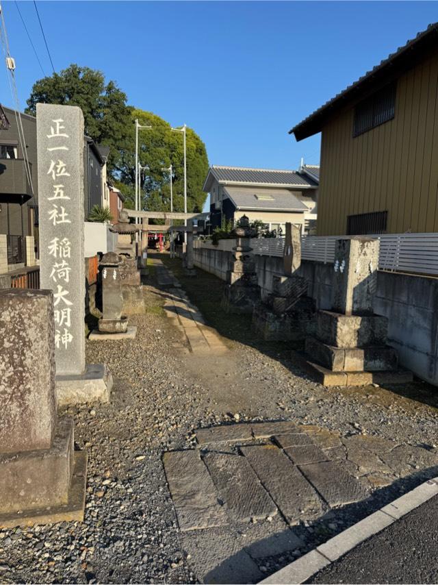 稲荷神社の参拝記録1