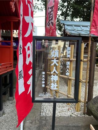 煩大人神社(田無神社境内社)の参拝記録(⛩️🐍🐢まめ🐢🐍⛩️さん)