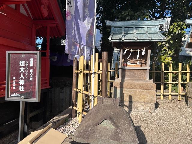 煩大人神社(田無神社境内社)の参拝記録4