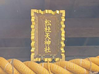 松杜天神社の参拝記録(銀玉鉄砲さん)