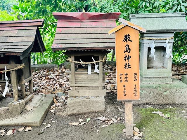 厳島神社(川越氷川神社)の参拝記録(shikigami_hさん)