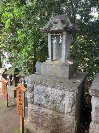 嶋姫神社(川越氷川神社境内社)の参拝記録(⛩️🐍🐢まめ🐢🐍⛩️さん)