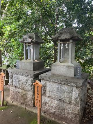 雷電神社(川越氷川神社境内社)の参拝記録(⛩️🐍🐢まめ🐢🐍⛩️さん)