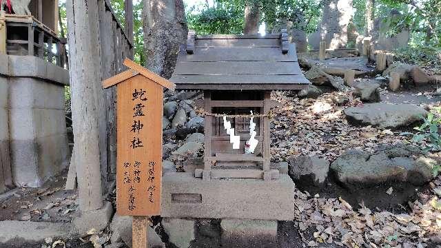 蛇霊神社(川越氷川神社境内社)の参拝記録3