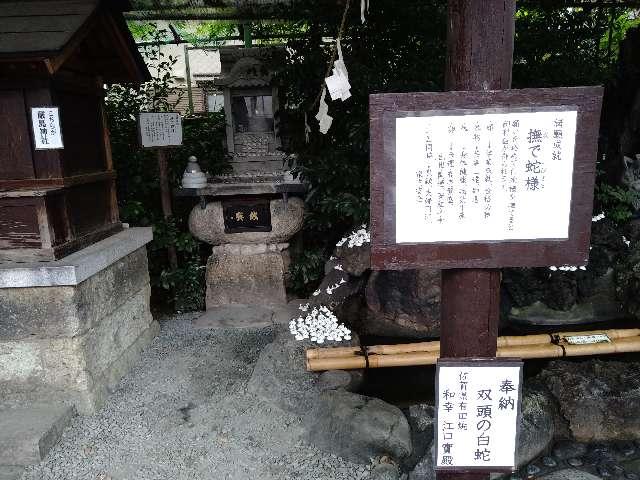 埼玉県川越市連雀町１７−１７ 撫で蛇様(川越熊野神社)の写真1