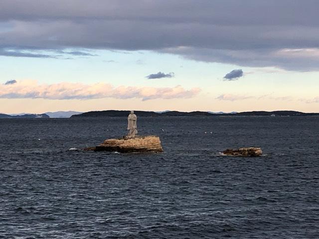 聖崎上陸大師像の参拝記録1