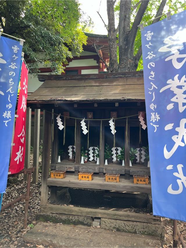 雪ヶ谷八幡神社末社薬神社の参拝記録1