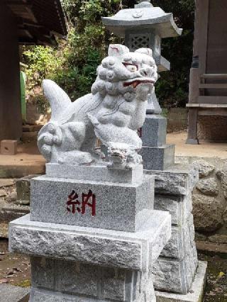 長坂日枝神社の参拝記録(三毛猫さん)