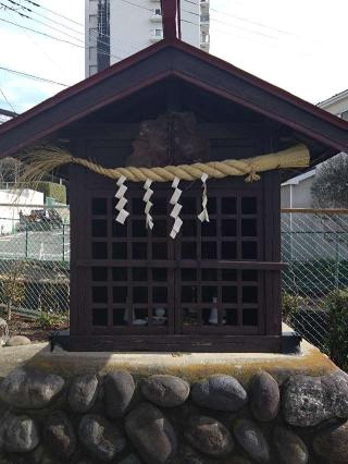 萩原神社の参拝記録(三毛猫さん)