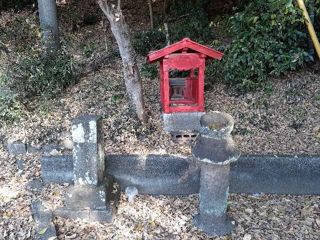 諏訪坂の道祖神(No109)・稲荷社の参拝記録(三毛猫さん)