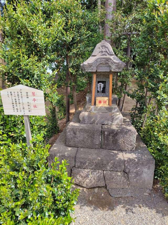 群馬県太田市世良田町1497 琴平社(八坂神社境内社)の写真2