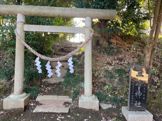 茨城県水戸市栗崎町1677番地 三峰神社の写真3