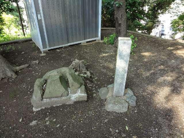 神奈川県厚木市林３丁目７−１ 林神社境内 蚕影神社の碑   (林神社境内)の写真1