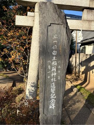 白玉稲荷神社(天沼熊野神社)の参拝記録(⛩️🎠🐢まめ🐢🎠⛩️さん)