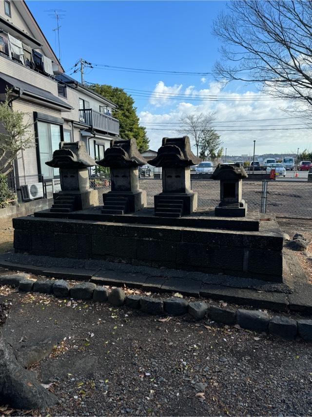 稲荷社・日枝神社・子上神社　山際神社境内左奥の参拝記録1