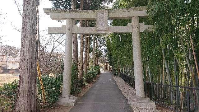 東京都あきる野市雨間 雨武主神社(雨間)の写真2