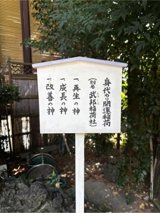 身代わり開運稲荷（境内社）の参拝記録(⛩️🎠🐢まめ🐢🎠⛩️さん)