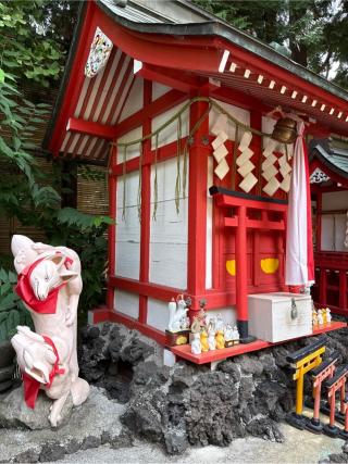 白狐社（境内社）の参拝記録(⛩️🎠🐢まめ🐢🎠⛩️さん)