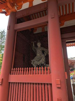 浅草寺 二天門の参拝記録(はくすみさん)