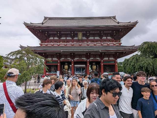 浅草寺 宝蔵門の参拝記録5