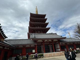 浅草寺 五重塔の参拝記録(ひろたかさん)