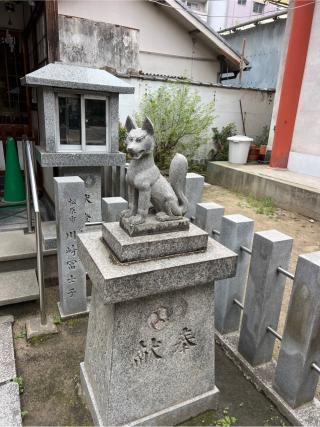 稲荷神社(敷津松之宮 内)の参拝記録(⛩️🐍🐢まめ🐢🐍⛩️さん)