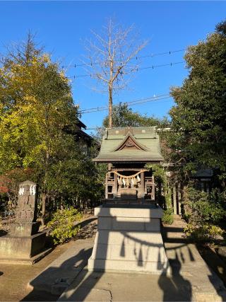 八坂社（葛飾八幡宮境内）の参拝記録(ねこチャリさん)