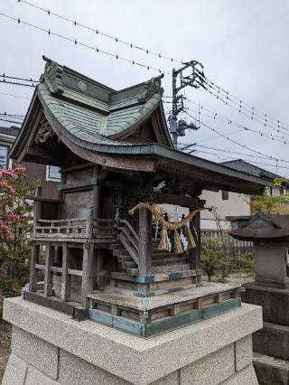 八坂社（葛飾八幡宮境内）の参拝記録(はしどいさん)