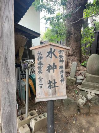 水神社（登渡神社境内社）の参拝記録(⛩️🐍🐢まめ🐢🐍⛩️さん)