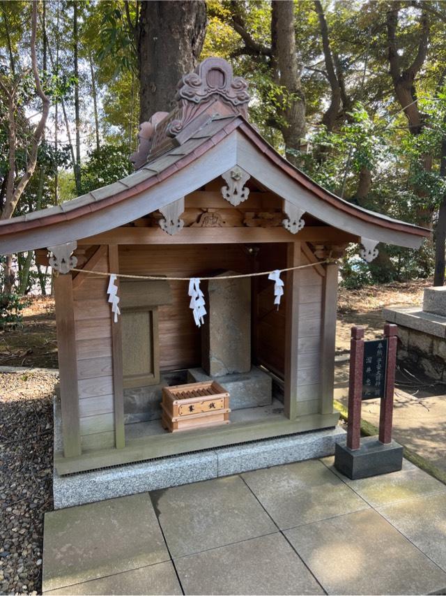 子安大明神（大原神社境内社）の参拝記録2