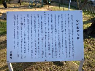 安村家邸内社の参拝記録(満次さん)