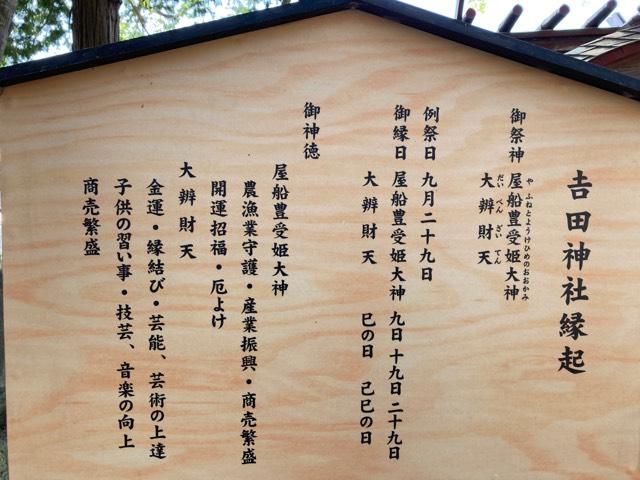 吉田神社(熊野神社境内社)の参拝記録3