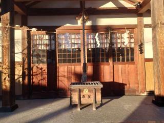 神社社務所の参拝記録(コフンくんさん)