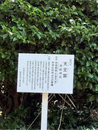 天王宮津島神社（蜂前神社　境内）の参拝記録(こーちんさん)