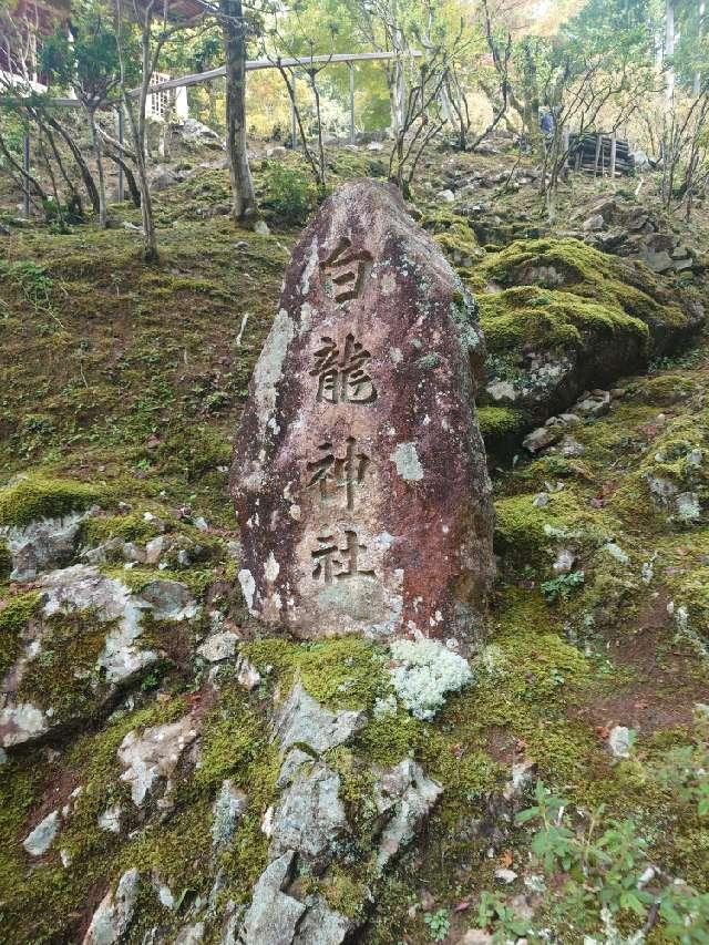 白龍神社(白龍園内)の参拝記録1