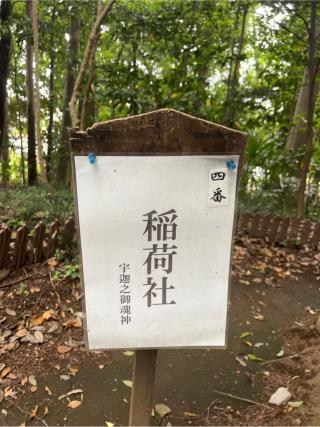 稲荷社②(氷川女體神社境内社)の参拝記録(⛩️🐍🐢まめ🐢🐍⛩️さん)
