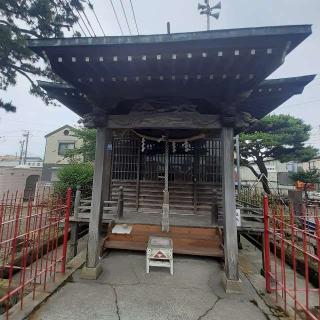 北條稲荷神社の参拝記録(三毛猫さん)