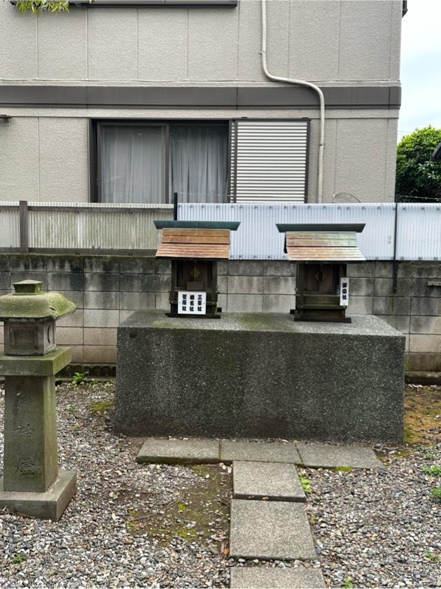 三峯社・榛名社・菅原社（駒留八幡神社境内社）の参拝記録1