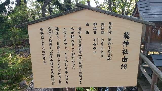 岩手県花巻市愛宕町384-1 龍神社(花巻神社境内社)の写真2