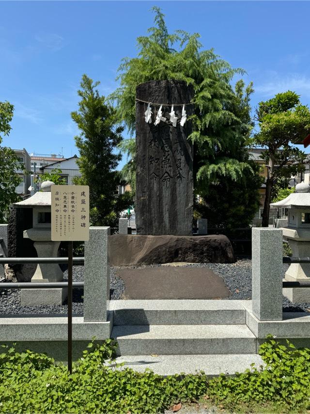 建築三神（和楽備神社境内社）の参拝記録(こーちんさん)