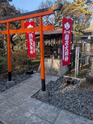 稲荷大明神(布多天神社境内社)の参拝記録(はくすみさん)