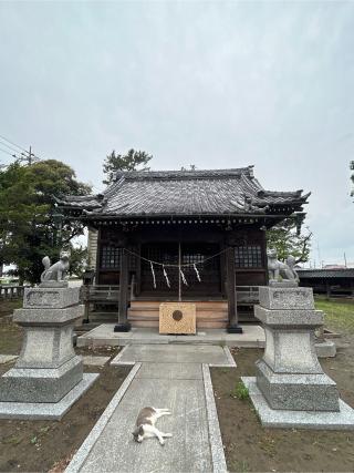 九郎左衛門新田稲荷神社の参拝記録(ねこチャリさん)