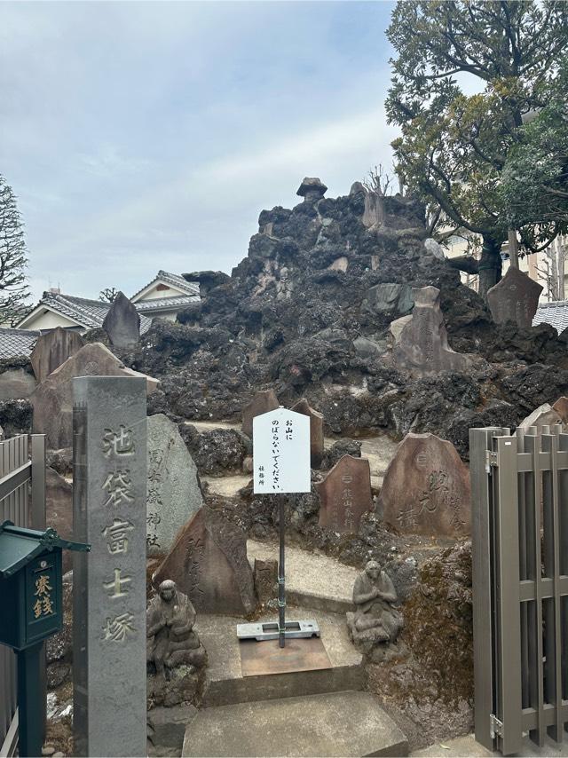 池袋富士塚（氷川神社境内）の参拝記録(KoriCoriさん)