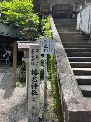 双龍門（榛名神社）の参拝記録(⛩️🐍🐢まめ🐢🐍⛩️さん)