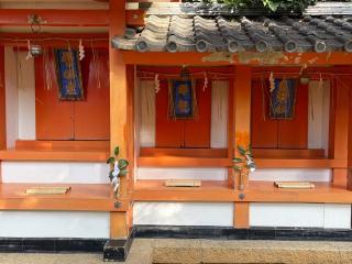 春日大明神・天満大神・新宮・熊野社・那智・金札宮(御香宮神社境内社)の参拝記録(こーちんさん)