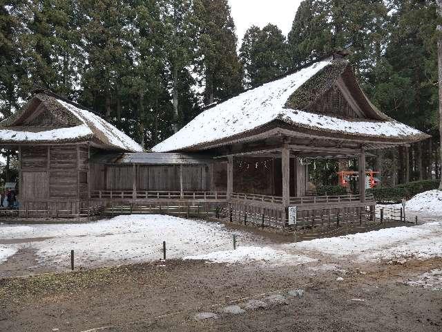 岩手県西磐井郡平泉町平泉衣関173 白山神社能舞台の写真3