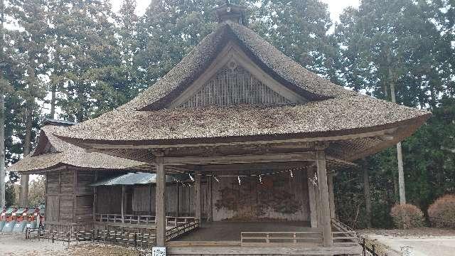 岩手県西磐井郡平泉町平泉衣関173 白山神社能舞台の写真2